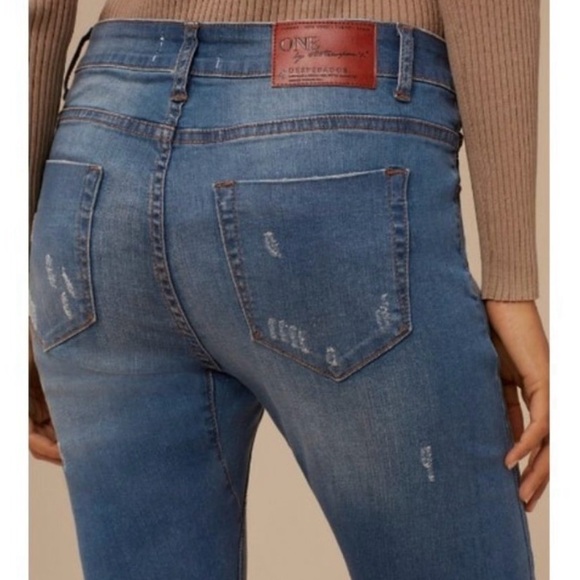 One Teaspoon | Desperados Americano Low Rise Skinny Jeans Denim sz 26 - Picture 2 of 10